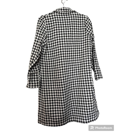 Shein Houndstooth‎ coat size M - Picture 2 of 3